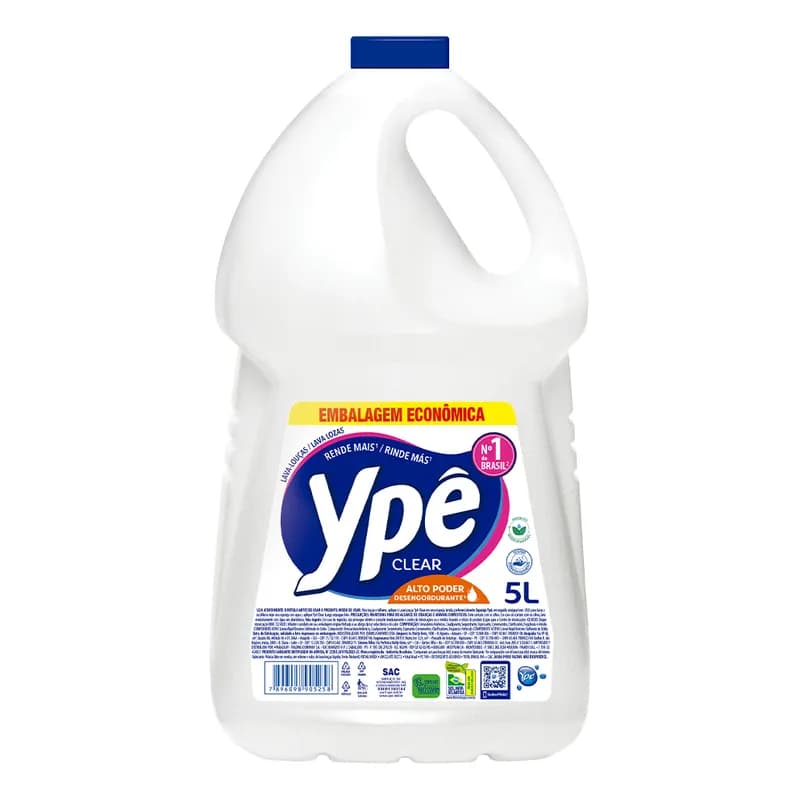 Detergente Ypê Clear 5 Litros