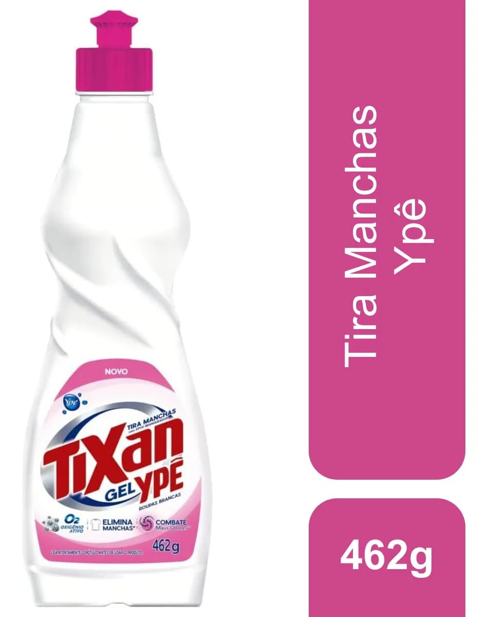Tira Manchas Gel Para Roupas Brancas 462g Tixan Ypê