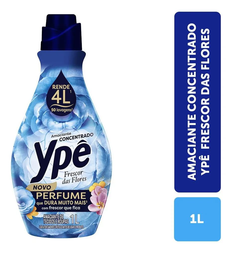 Amaciante Concentrado Ypê Frescor das Flores 1 Litro